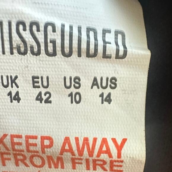 Missguided Black Sequin Cowl Neck Backless 10 Mini Dress - Picture 3 of 7